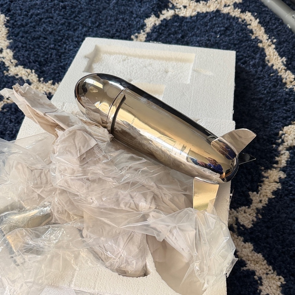 Godinger Silver Airplane Cocktail Shaker on Stand - Picture 7 of 7